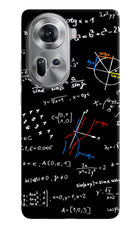Mathematics Formula Oppo Reno11 Hard Case Back Cover by Casekaro