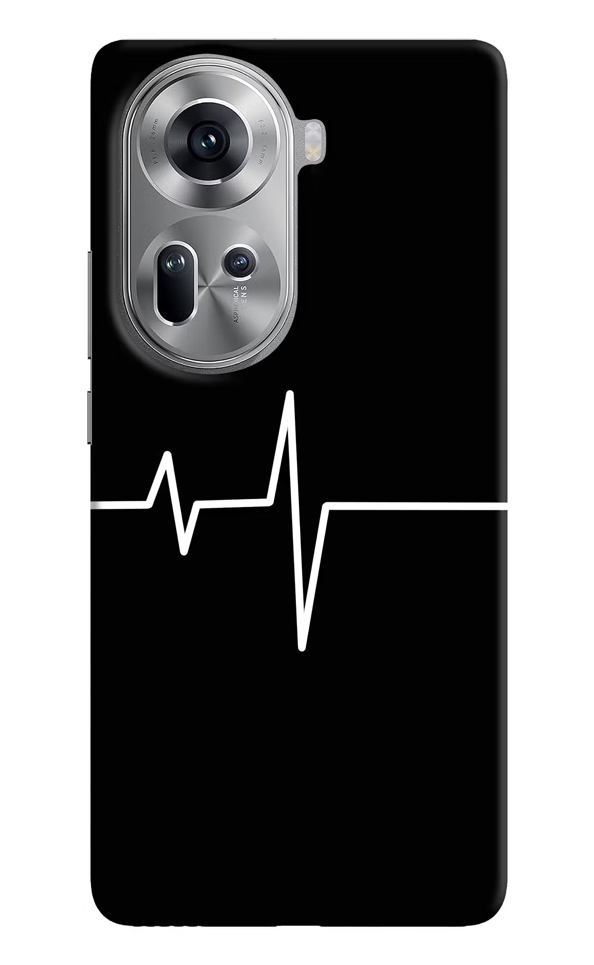 Heart Beats Oppo Reno11 Hard Case Back Cover by Casekaro