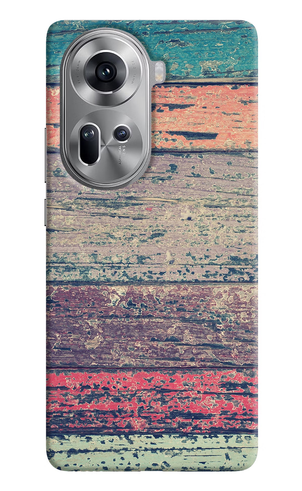 Colourful Wall Oppo Reno11 Hard Case Back Cover by Casekaro