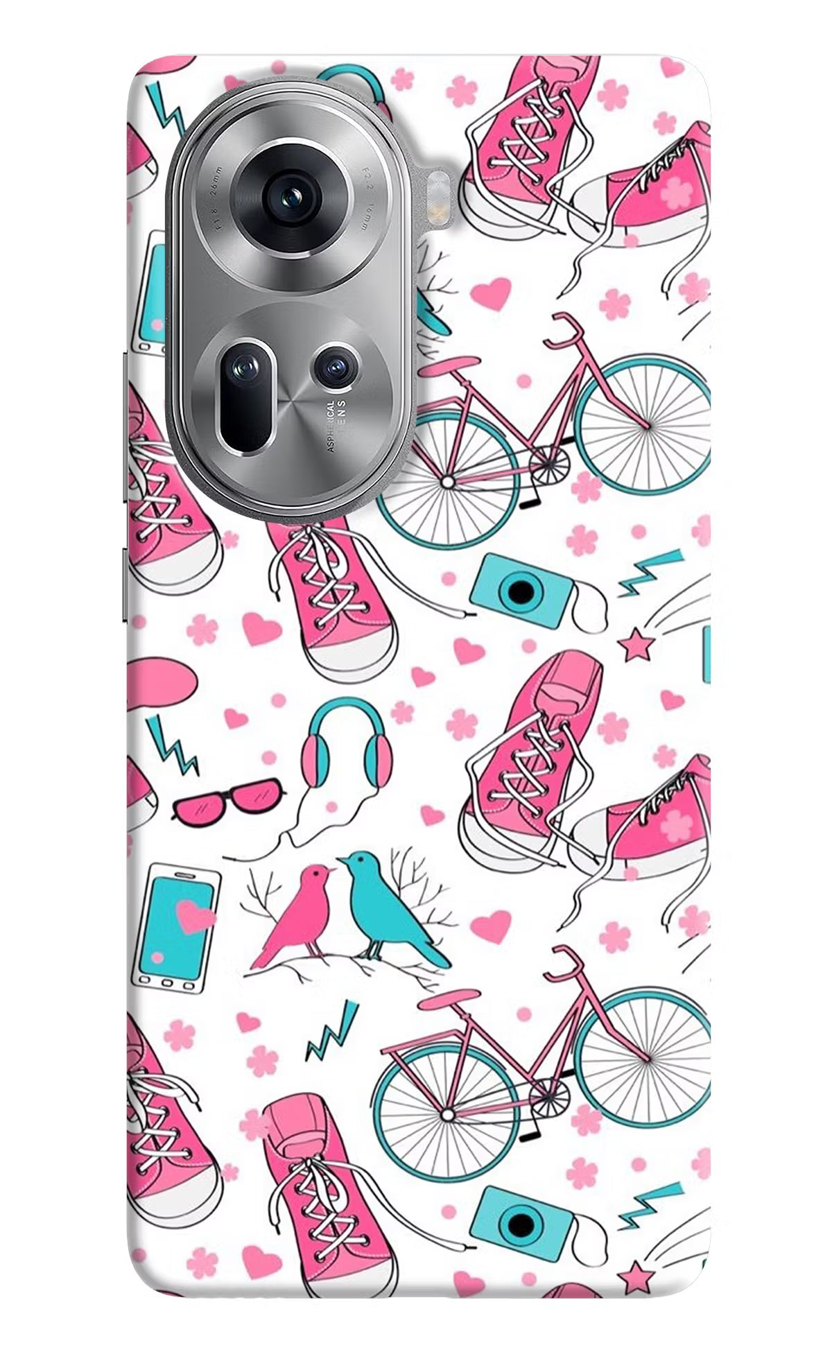 Artwork Oppo Reno11 Hard Case Back Cover by Casekaro