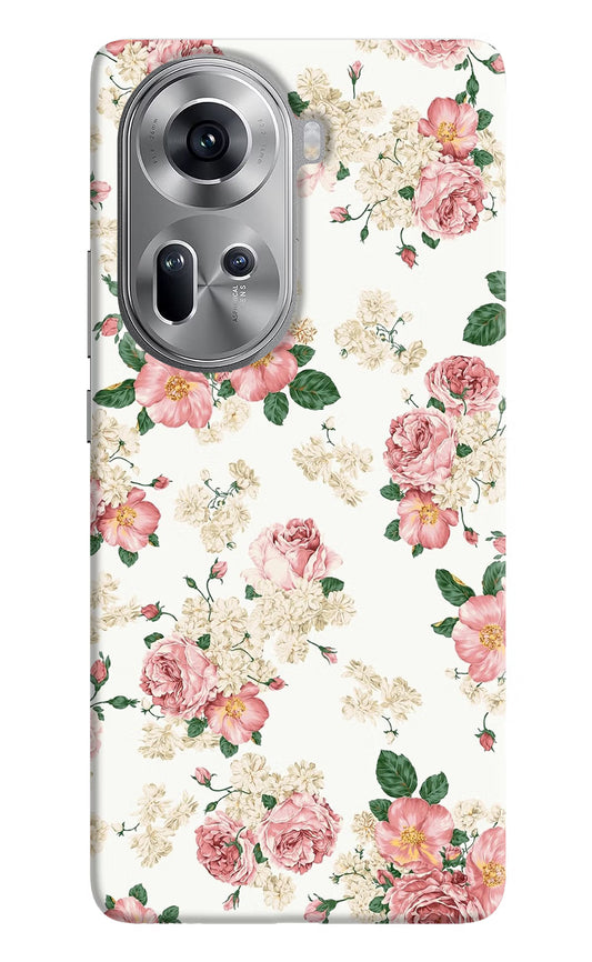 Flowers Oppo Reno11 Hard Case Back Cover by Casekaro