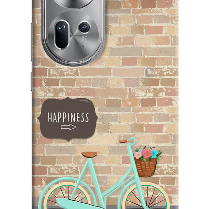 Happiness Artwork Oppo Reno11 Hard Case Back Cover by Casekaro