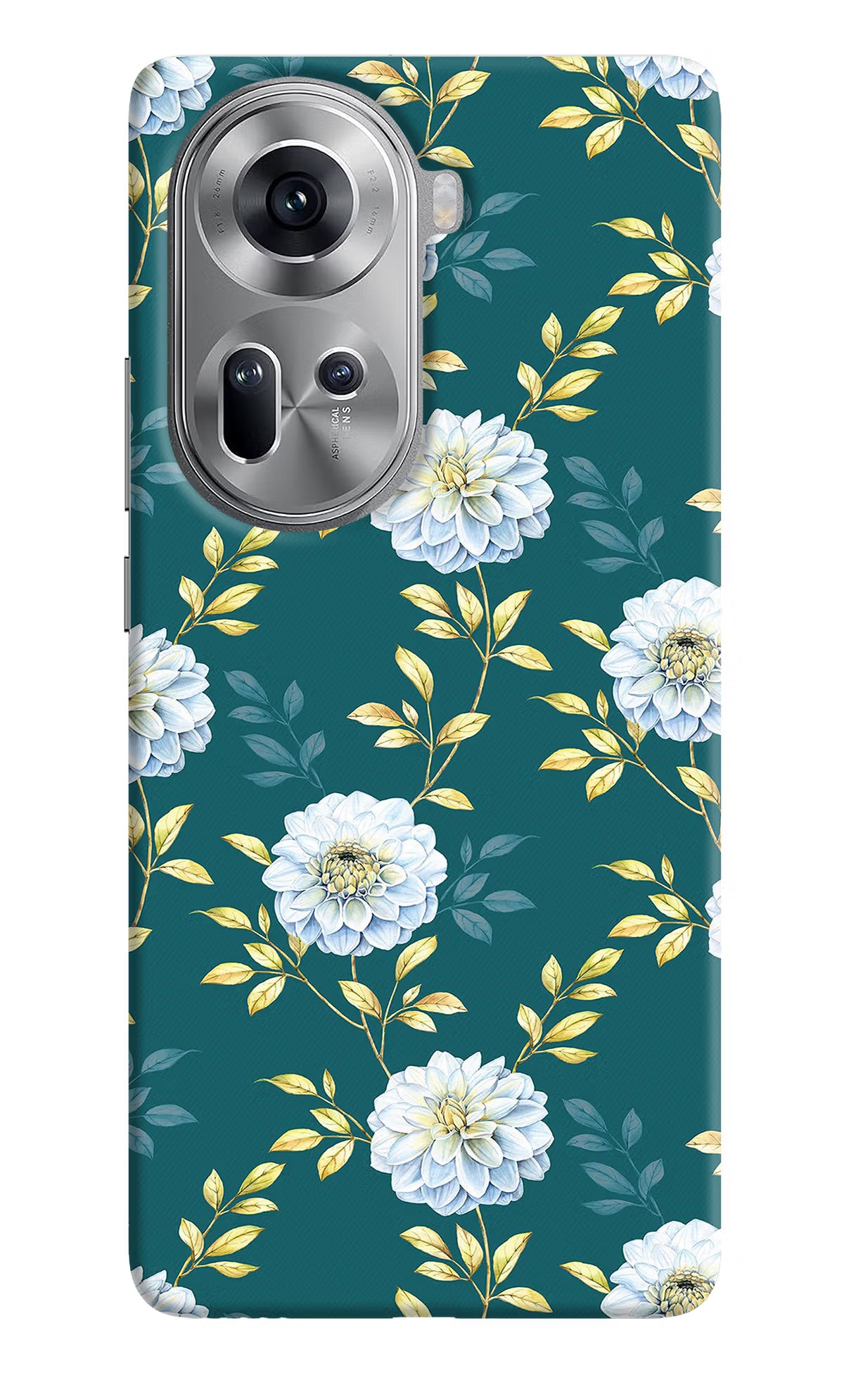 Flowers Oppo Reno11 Hard Case Back Cover by Casekaro