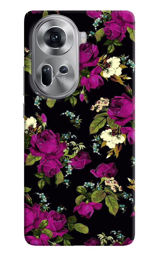 Flowers Oppo Reno11 Hard Case Back Cover by Casekaro