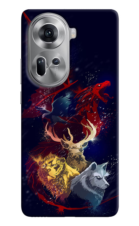 Game Of Thrones Oppo Reno11 Hard Case Back Cover by Casekaro