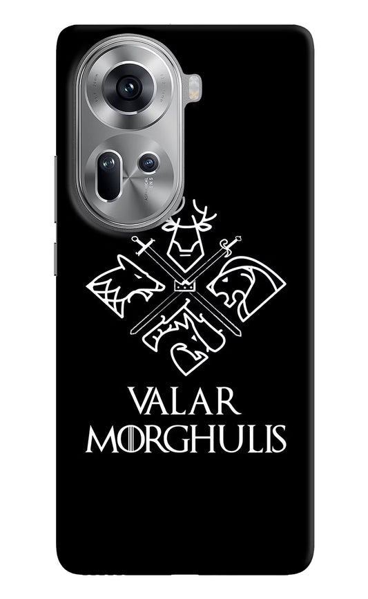 Valar Morghulis | Game Of Thrones Oppo Reno11 Hard Case Back Cover by Casekaro