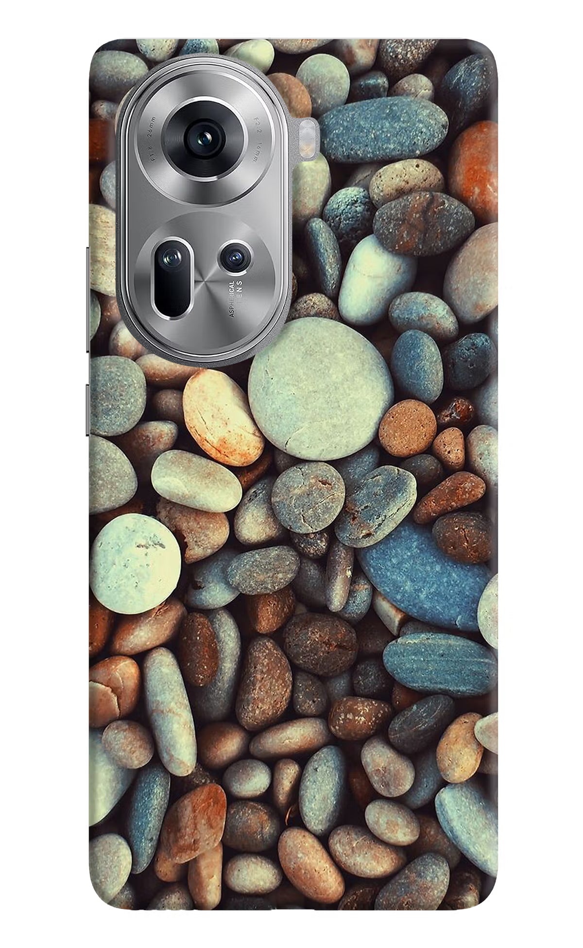 Pebble Oppo Reno11 Hard Case Back Cover by Casekaro