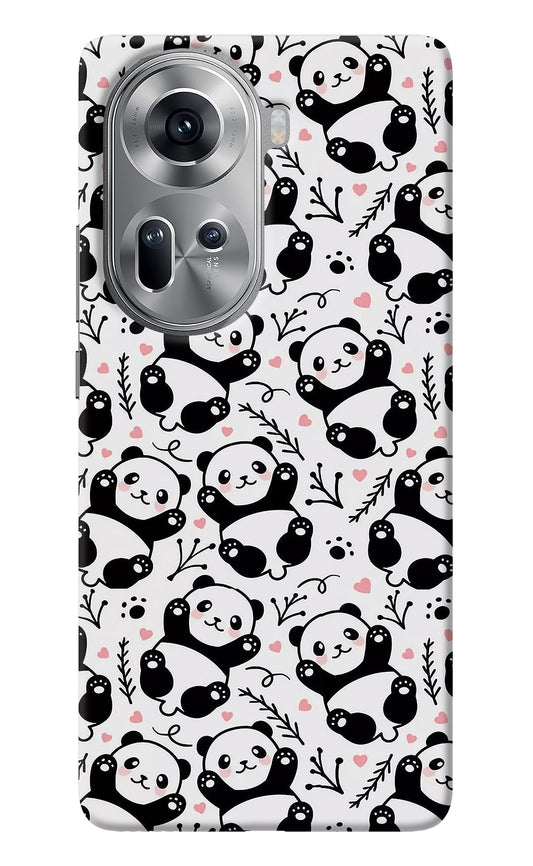 Cute Panda Oppo Reno11 Back Cover