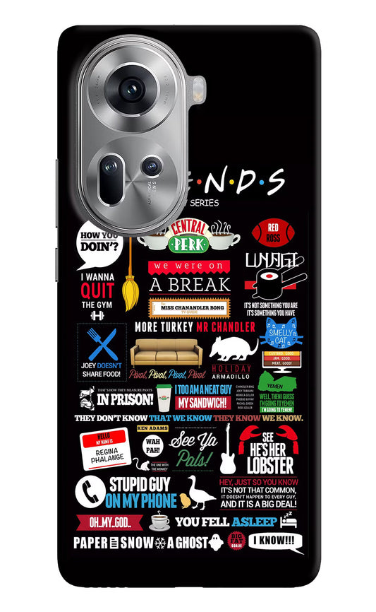 FRIENDS Oppo Reno11 Hard Case Back Cover by Casekaro