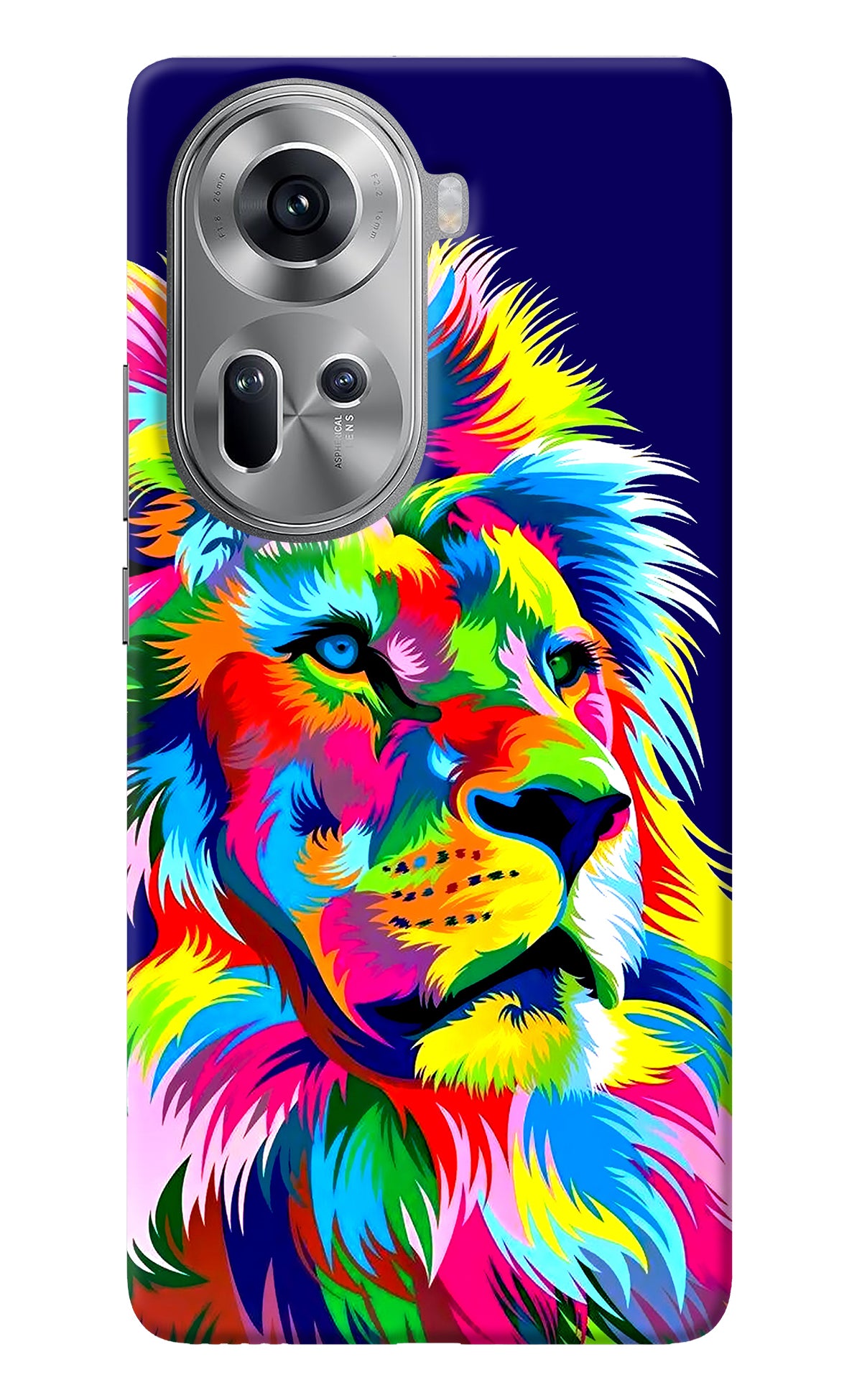 Vector Art Lion Oppo Reno11 Back Cover