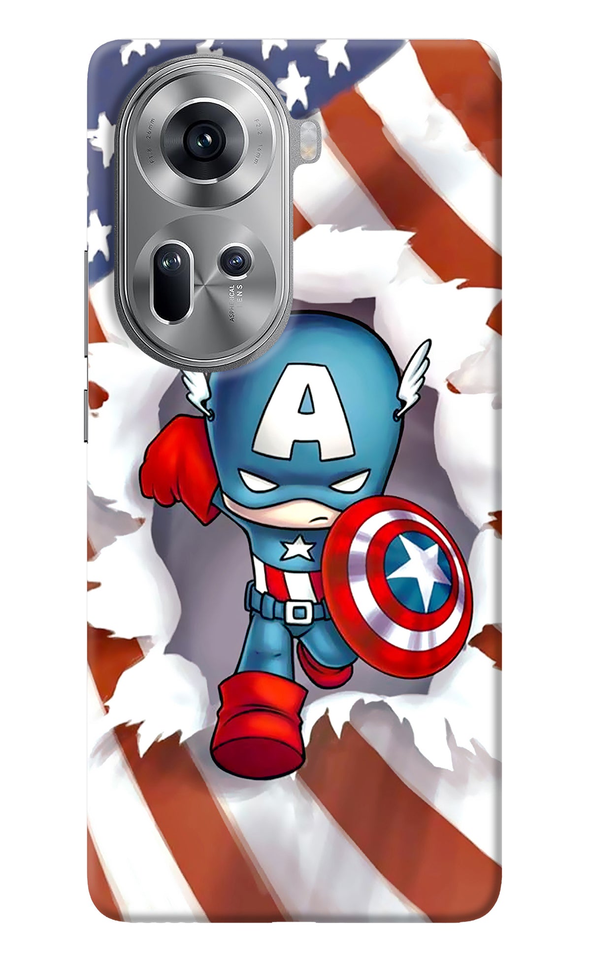 Captain America Oppo Reno11 Back Cover