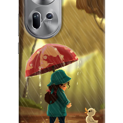 Rainy Day Oppo Reno11 Hard Case Back Cover by Casekaro