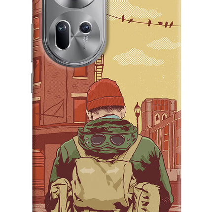 Adventurous Oppo Reno11 Hard Case Back Cover by Casekaro