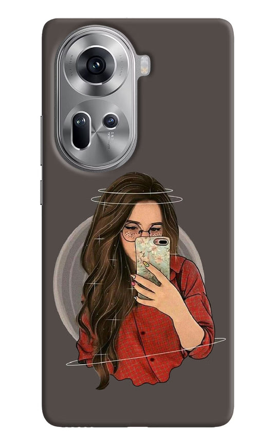 Selfie Queen Oppo Reno11 Hard Case Back Cover by Casekaro