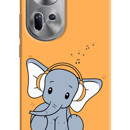 High On Music Oppo Reno11 Hard Case Back Cover by Casekaro