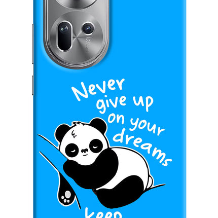 Keep Sleeping Oppo Reno11 Hard Case Back Cover by Casekaro