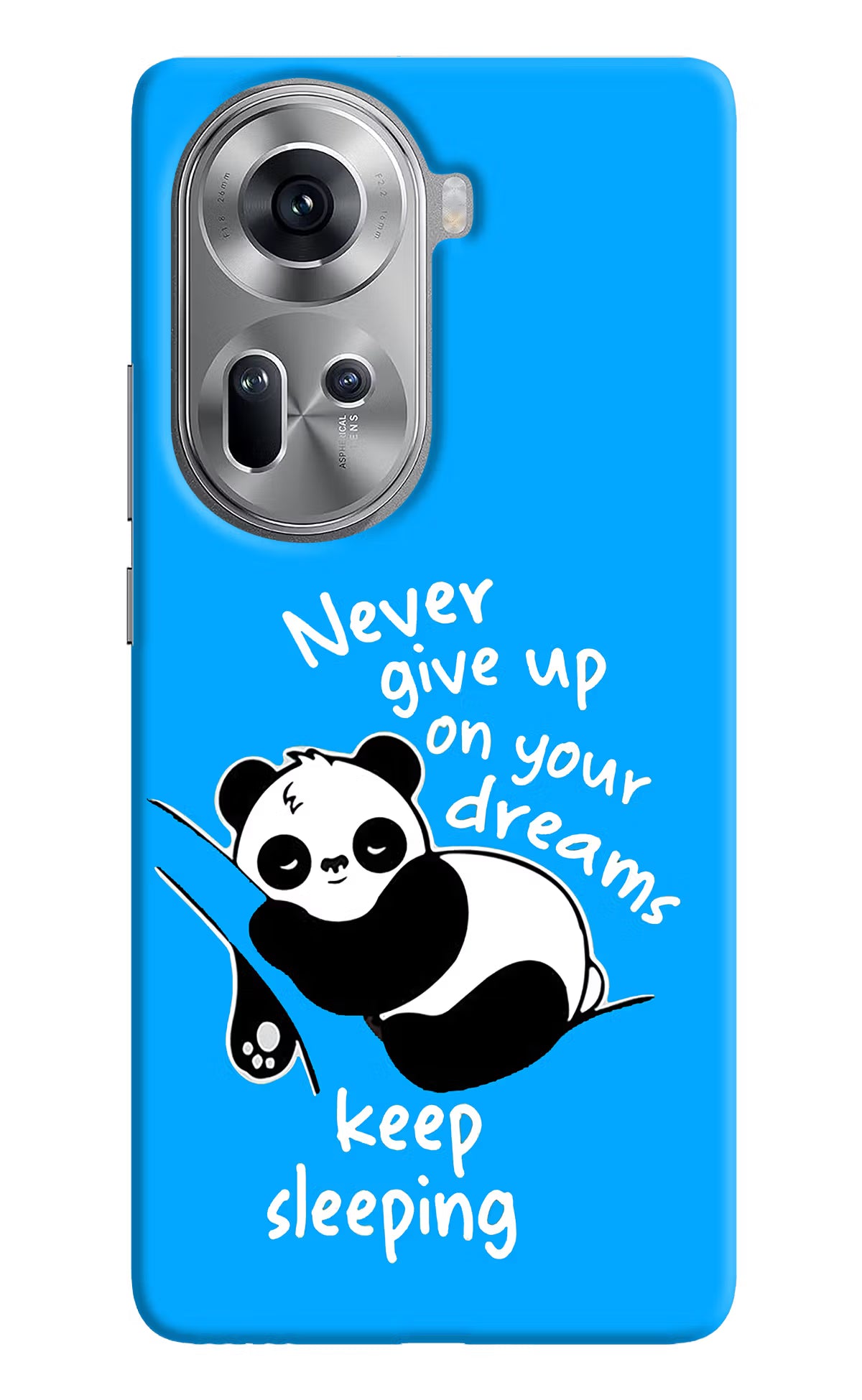 Keep Sleeping Oppo Reno11 Hard Case Back Cover by Casekaro