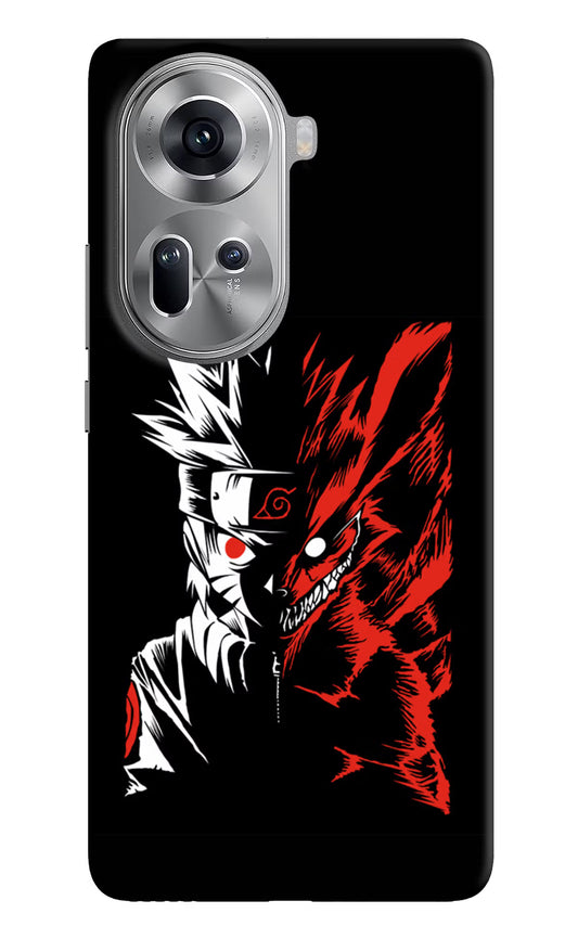 Naruto Two Face Oppo Reno11 Hard Case Back Cover by Casekaro