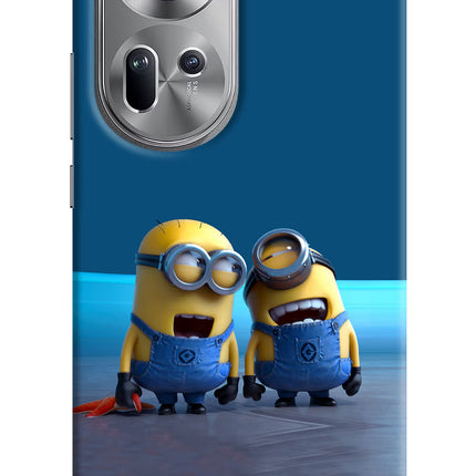 Minion Laughing Oppo Reno11 Hard Case Back Cover by Casekaro