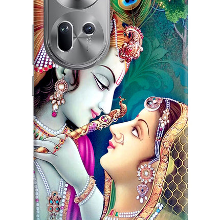 Lord Radha Krishna Oppo Reno11 Hard Case Back Cover by Casekaro