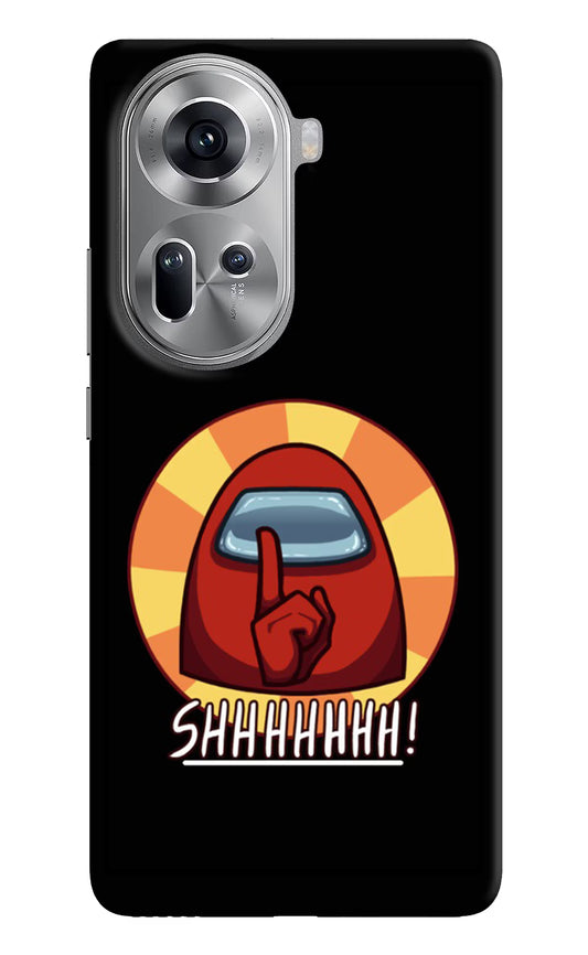 Among Us Shhh! Oppo Reno11 Hard Case Back Cover by Casekaro