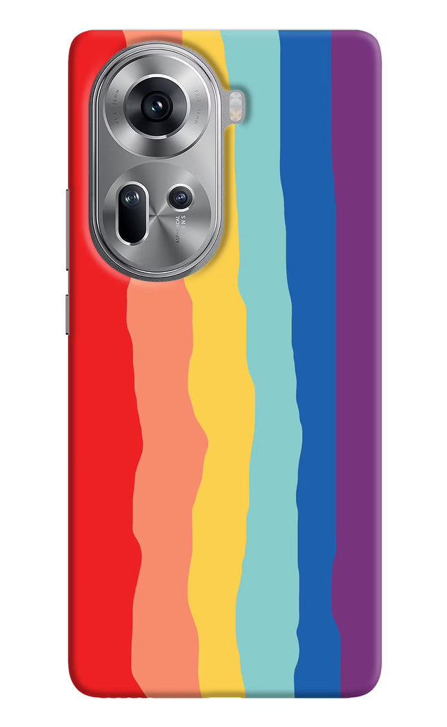 Rainbow Oppo Reno11 Hard Case Back Cover by Casekaro