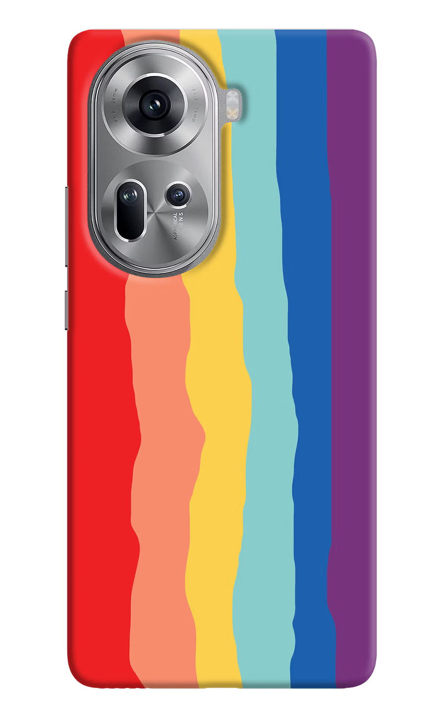 Rainbow Oppo Reno11 Back Cover, Hard case