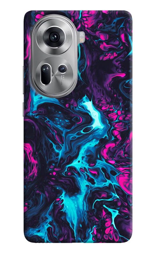 Abstract Oppo Reno11 Hard Case Back Cover by Casekaro