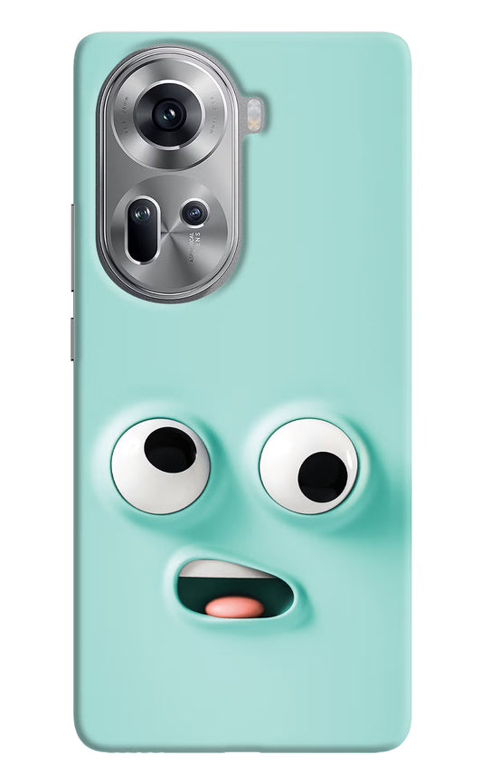 Funny Cartoon Oppo Reno11 Hard Case Back Cover by Casekaro