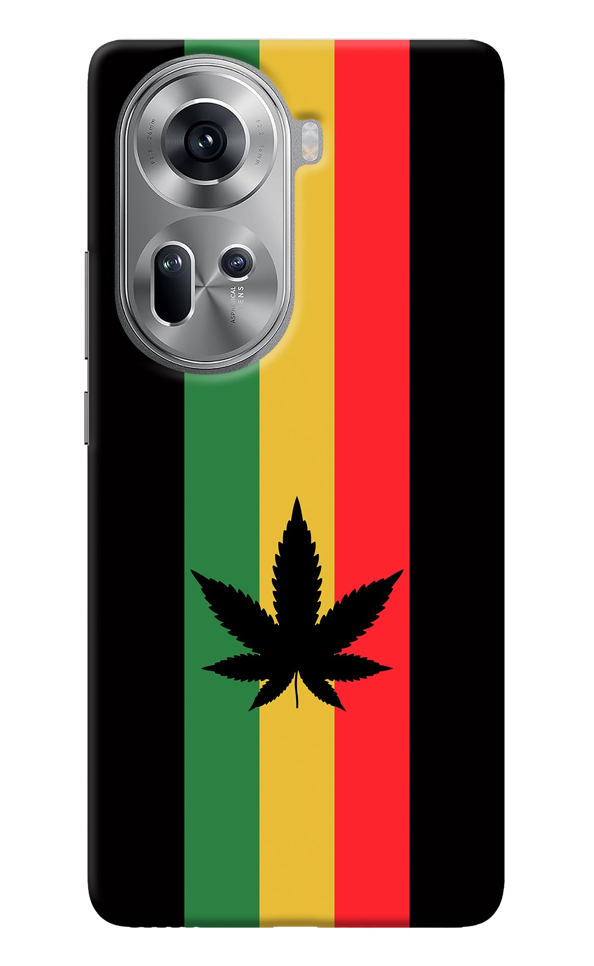 Weed Flag Oppo Reno11 Back Cover