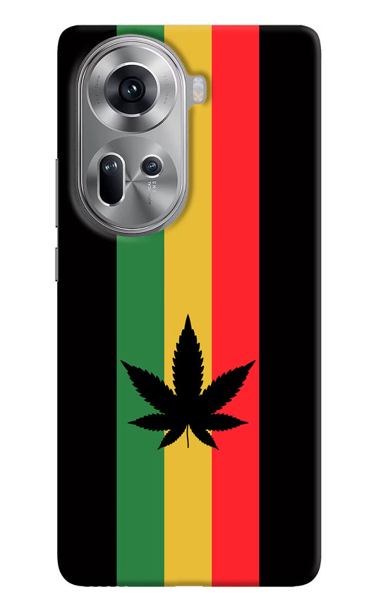 Weed Flag Oppo Reno11 Hard Case Back Cover by Casekaro