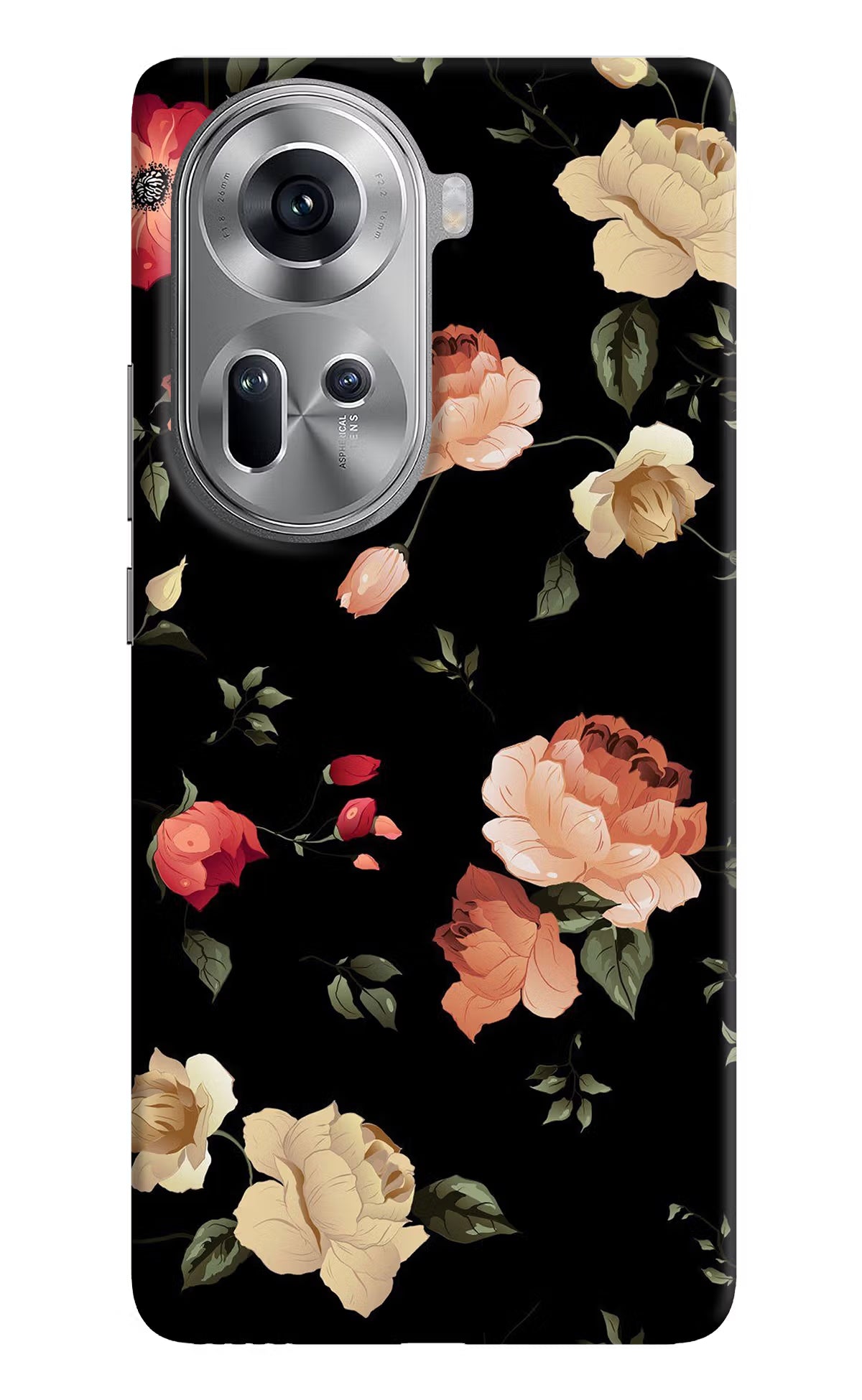 Flowers Oppo Reno11 Hard Case Back Cover by Casekaro