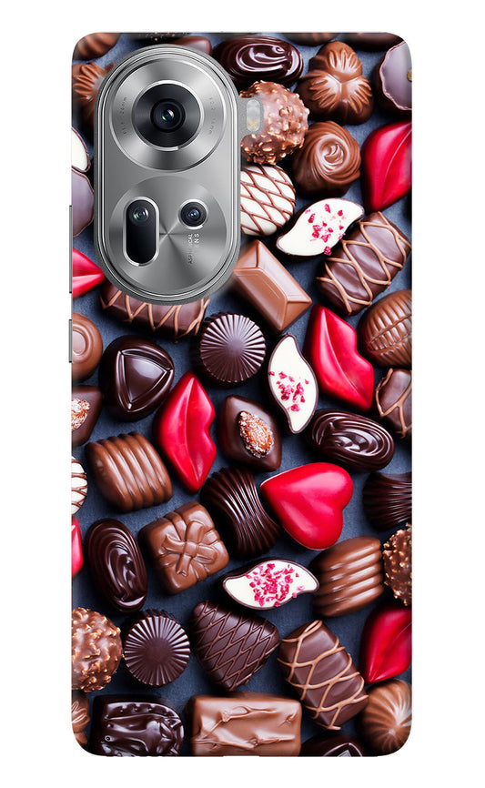 Chocolates Oppo Reno11 Back Cover