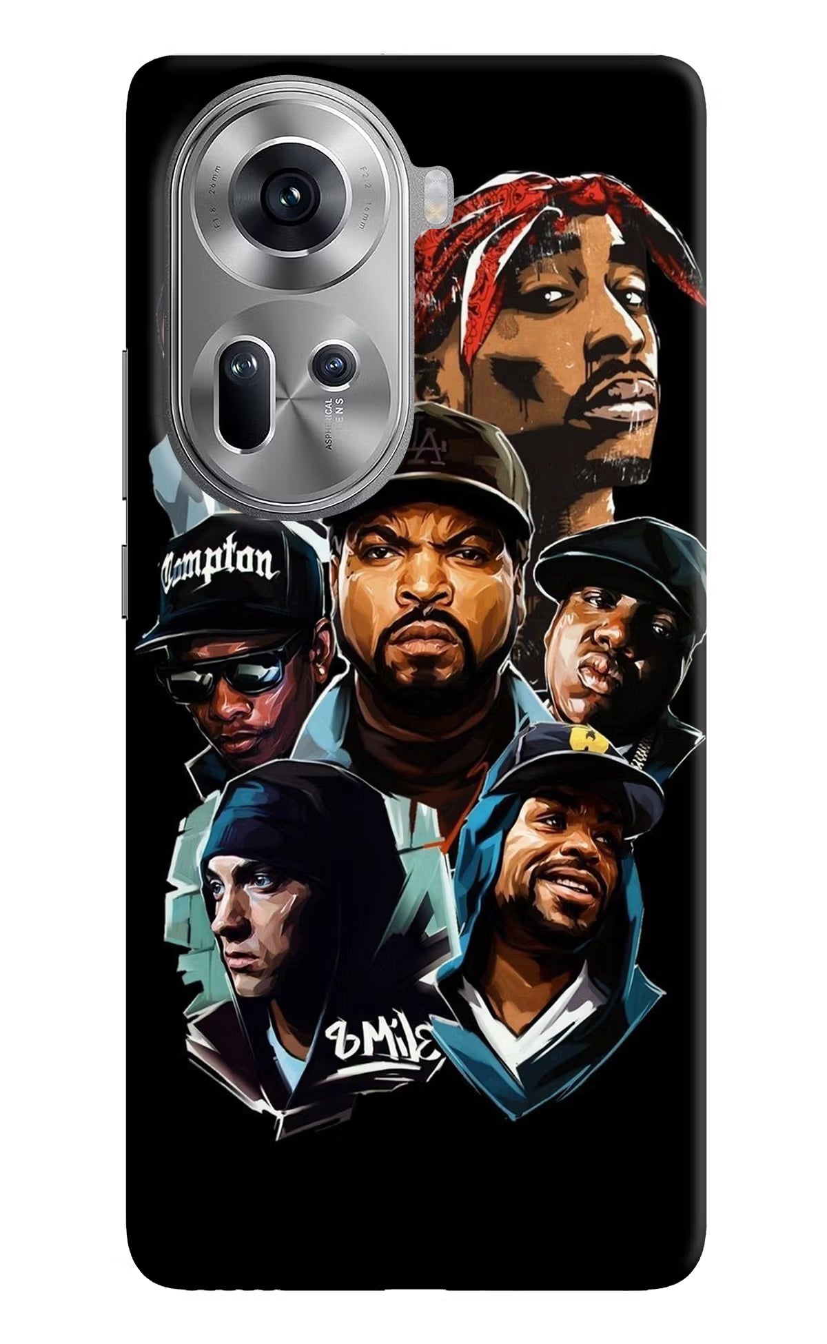 Rappers Oppo Reno11 Hard Case Back Cover by Casekaro