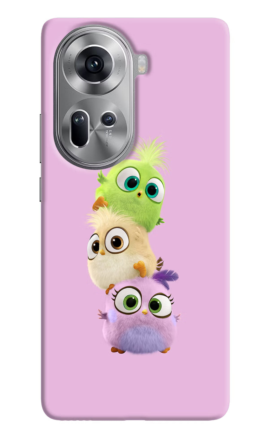 Cute Little Birds Oppo Reno11 Back Cover, Hard case