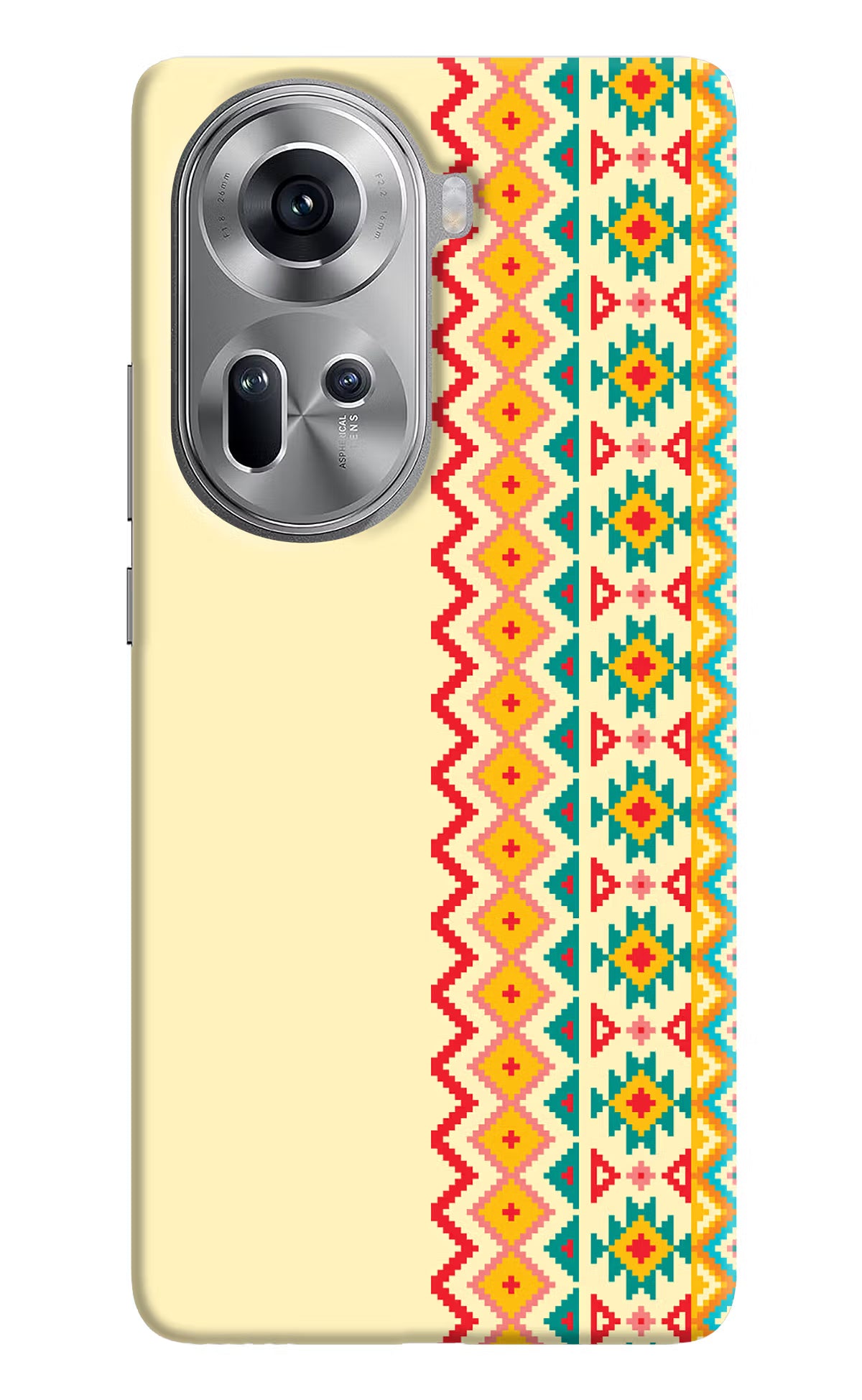 Ethnic Seamless Oppo Reno11 Hard Case Back Cover by Casekaro