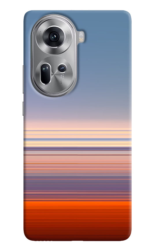 Morning Colors Oppo Reno11 Hard Case Back Cover by Casekaro