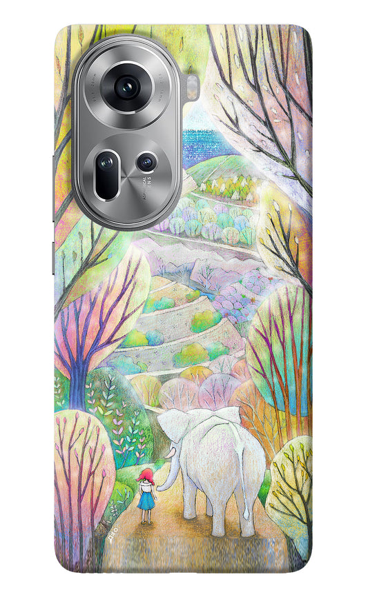 Nature Painting Oppo Reno11 Back Cover