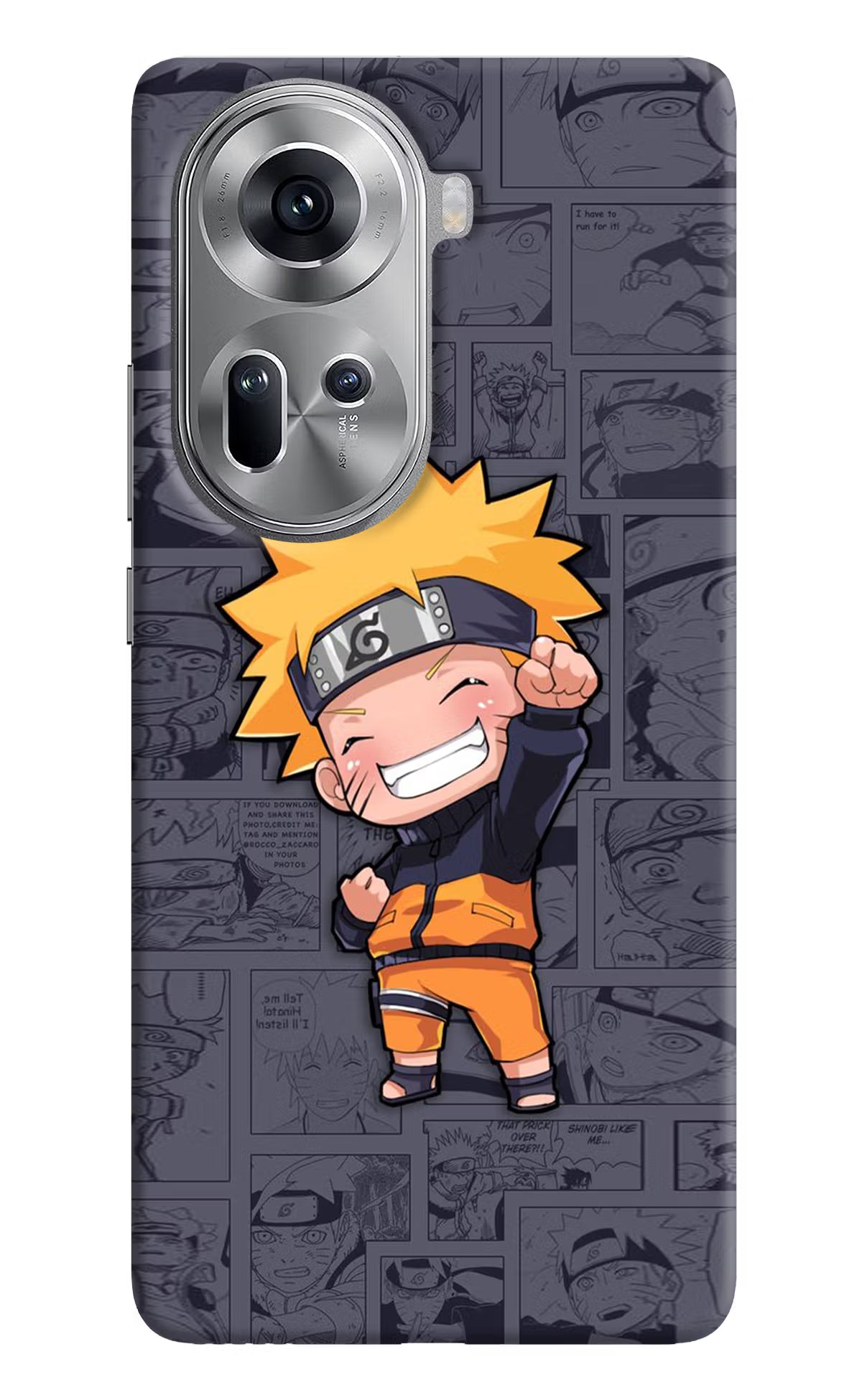 Chota Naruto Oppo Reno11 Hard Case Back Cover by Casekaro