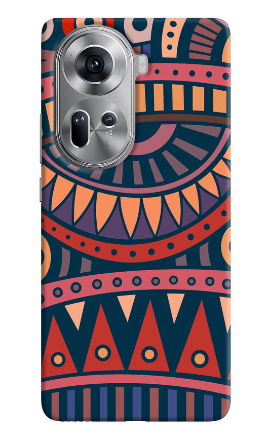 African Culture Design Oppo Reno11 Hard Case Back Cover by Casekaro