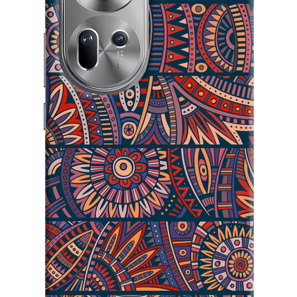 African Culture Design Oppo Reno11 Hard Case Back Cover by Casekaro
