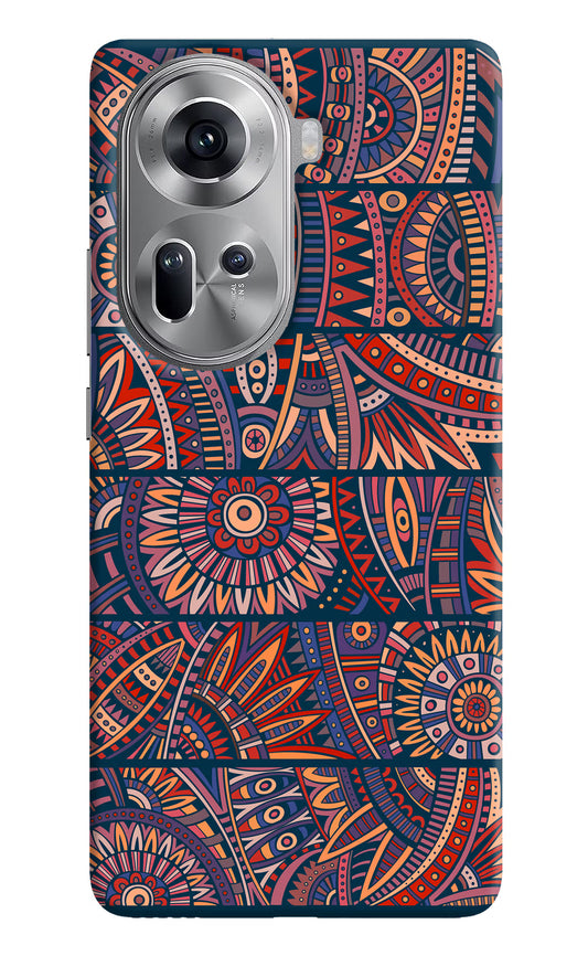 African Culture Design Oppo Reno11 Hard Case Back Cover by Casekaro