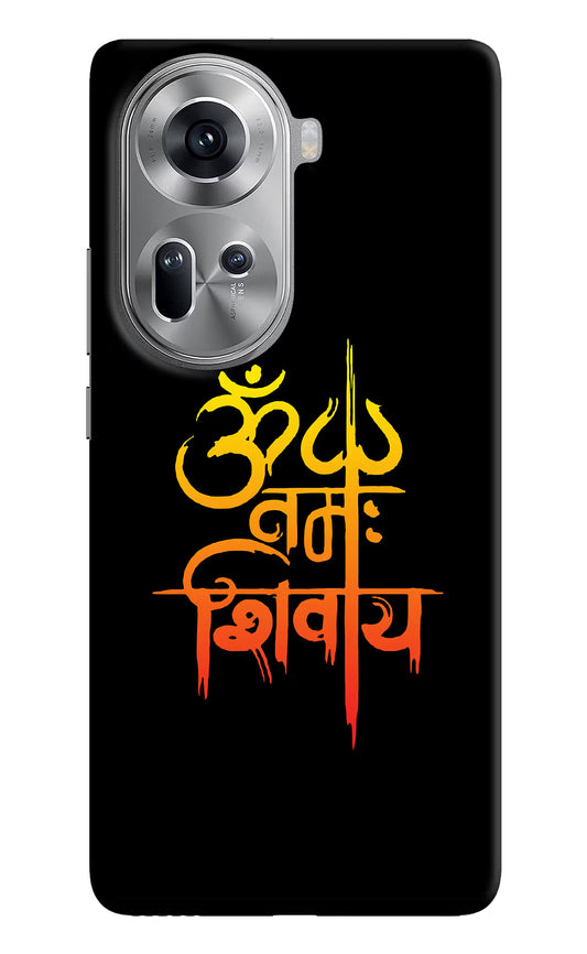 Om Namah Shivay Oppo Reno11 Hard Case Back Cover by Casekaro