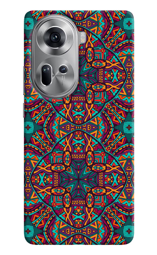 Colour Mandala Oppo Reno11 Hard Case Back Cover by Casekaro