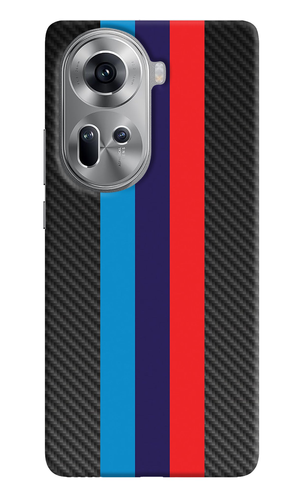 BMW Stripes Pattern Oppo Reno11 Back Cover