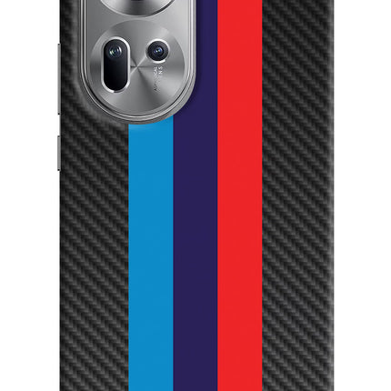BMW Stripes Pattern Oppo Reno11 Hard Case Back Cover by Casekaro