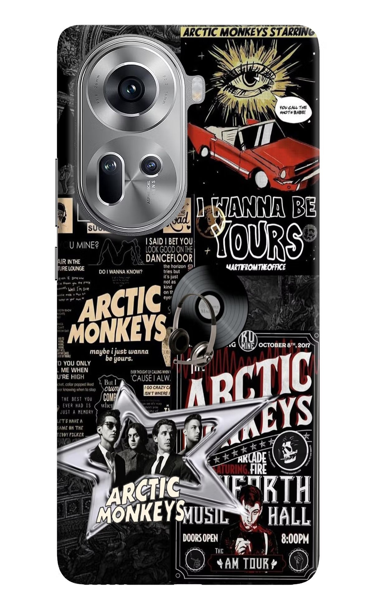 Arctic Monkeys Oppo Reno11 Hard Case Back Cover by Casekaro