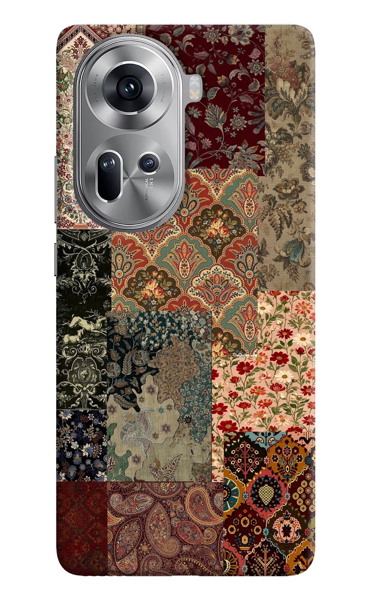 Desi Print Oppo Reno11 Hard Case Back Cover by Casekaro