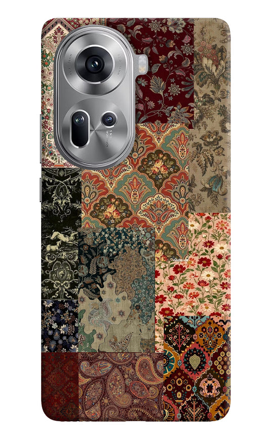 Desi Print Oppo Reno11 Hard Case Back Cover by Casekaro