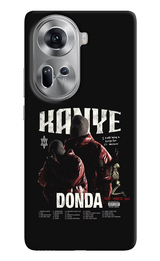 Donda Kanye West Oppo Reno11 Hard Case Back Cover by Casekaro